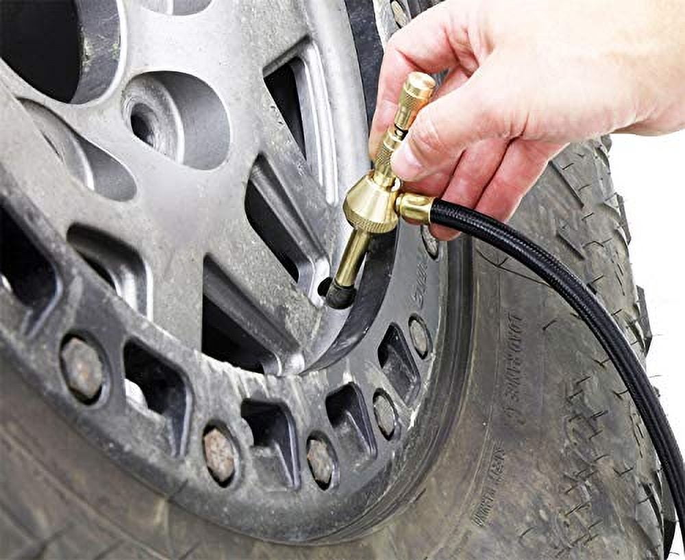 RockJock Elite Analog Tire Deflator With 0-30 PSI Gauge - RJ-560200-101 For Off-Road & Beadlock Wheels