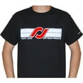 thumbnail image 1 of Rockjock RJ-711014-XXL T-Shirt with RJ Logo & Horizontal Stripes, On Front, Black - 2XL, 1 of 1