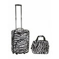 thumbnail image 1 of Rockland  2 Pc Zebra Luggage Set, 1 of 1