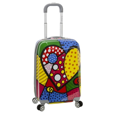 Rockland 20” Hardside Carry On Luggage, Multicolor