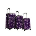 thumbnail image 1 of Rockland 20” Unisex 3-Piece Hardside Luggage Set, Polycarbonate, Black, 1 of 3