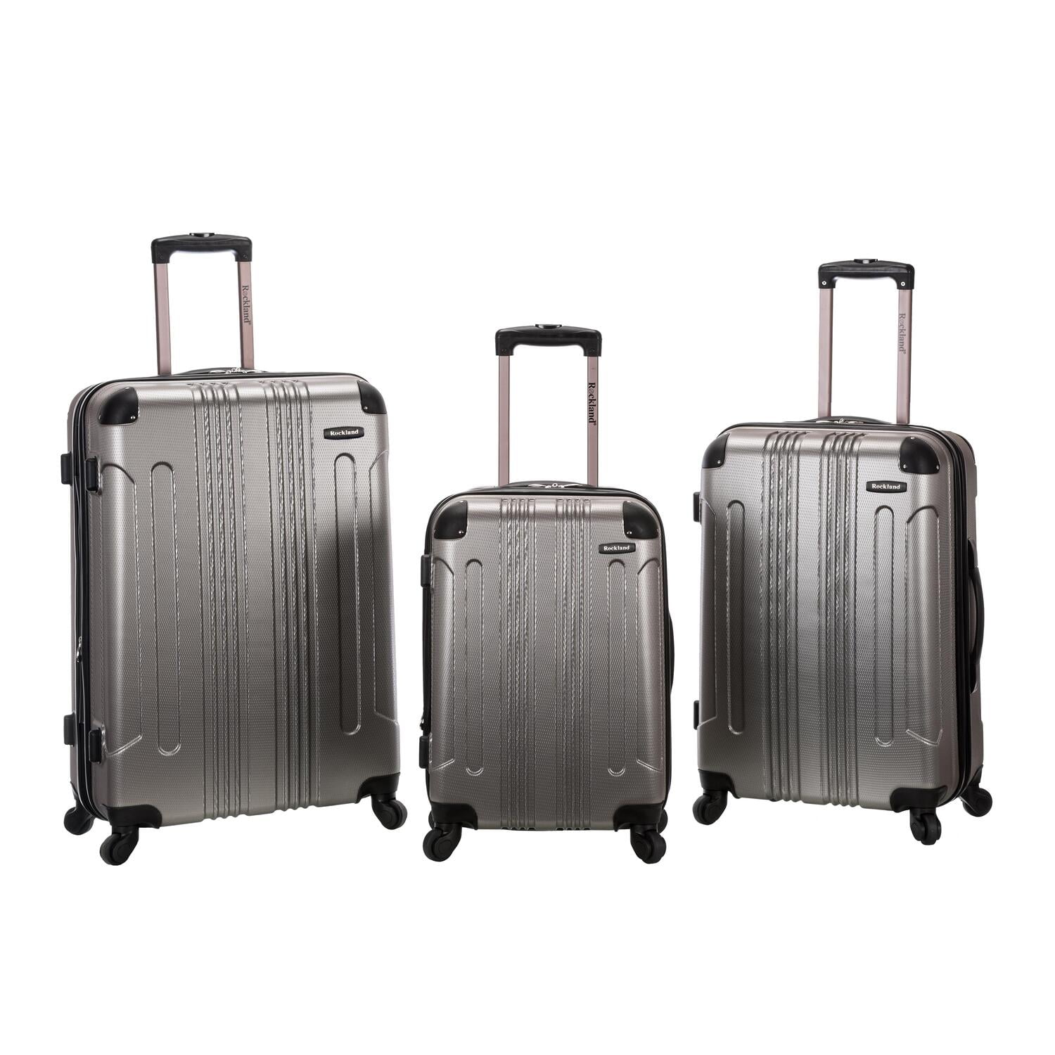 Free Shipping! Rockland Luggage Sonic 3 Piece Hardside Spinner