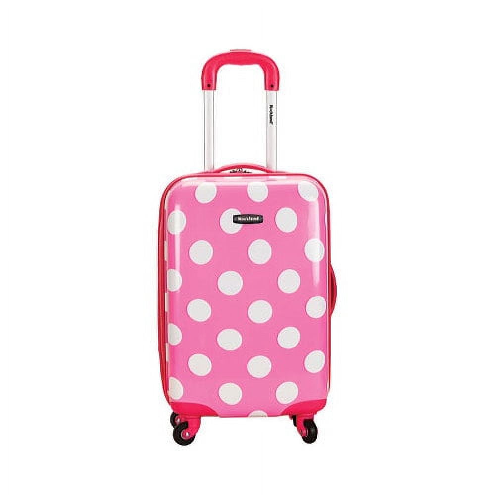 Rockland 20” Unisex Hardside Carry On Luggage, Black
