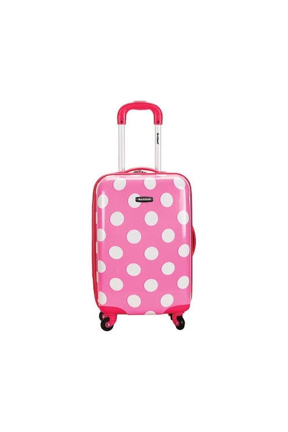 20” Unisex Hardside Carry On Luggage, Black