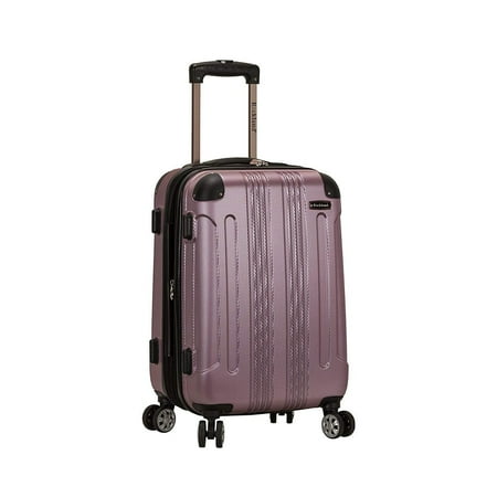 Rockland 20” Unisex Hardside Carry On Luggage, Black