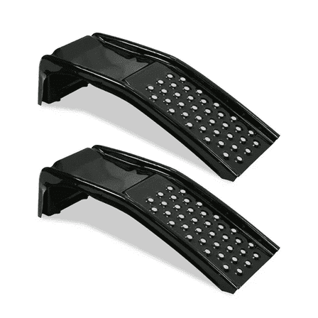 Rockland 2 Ton Steel Car Ramps Set, Heavy Duty Auto Truck Ramps for Oil Change & Repair, Pack of 2
