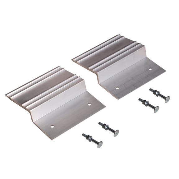 Rockland Aluminum Ramp Top Kit, Heavy-Duty 1500lb Load Capacity Ramps with 2"x8" Planks, Quickly and Safely for ATV Motorcycle Lawn Equipment Ebikes