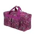 thumbnail image 1 of Rockland Carry-On Tote Bag-Color:Pink Bandana,Size:19 inch, 1 of 5