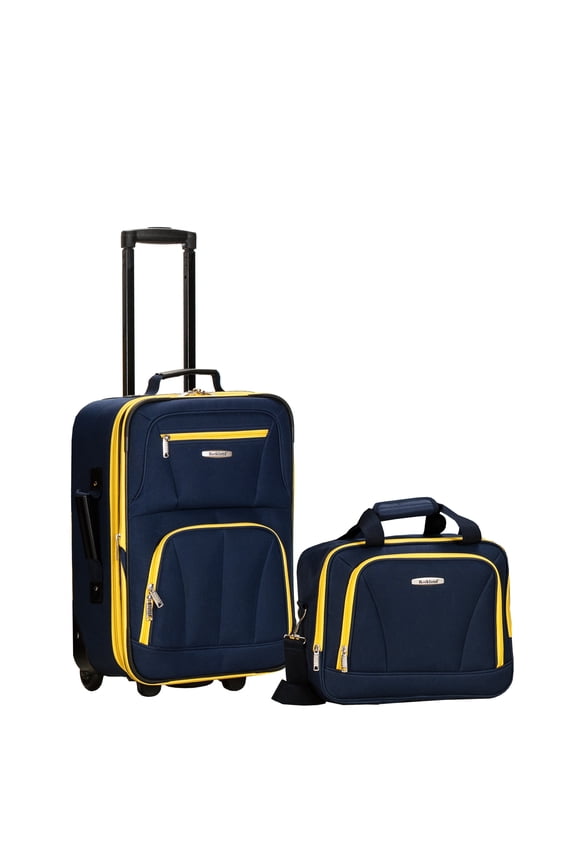Fashion Softside Upright 2 Piece Luggage Set F102