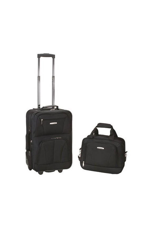Fashion Softside Upright 2 Piece Luggage Set F102