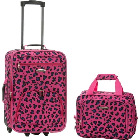 Rockland Fashion Softside Upright 2 Piece Luggage Set F102