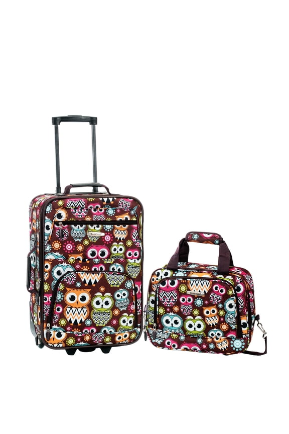 Fashion Softside Upright 2 Piece Luggage Set F102