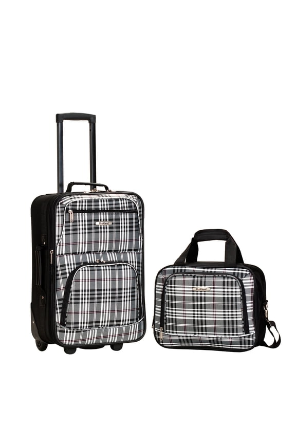 Fashion Softside Upright 2 Piece Luggage Set F102