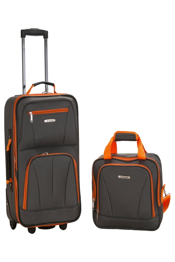Fashion Softside Upright 2 Piece Luggage Set F102