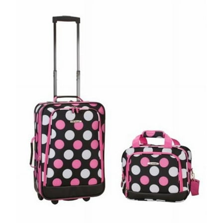 Rockland Fashion Softside Upright 2 Piece Luggage Set F102
