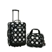 Rockland Fashion Softside Upright 2 Piece Luggage Set F102