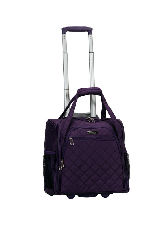 Rockland Luggage 15" Melrose Wheeled Underseat Softside Carry On BF31