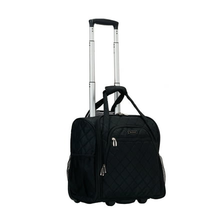 Rockland Luggage 15" Melrose Wheeled Underseat Softside Carry On BF31
