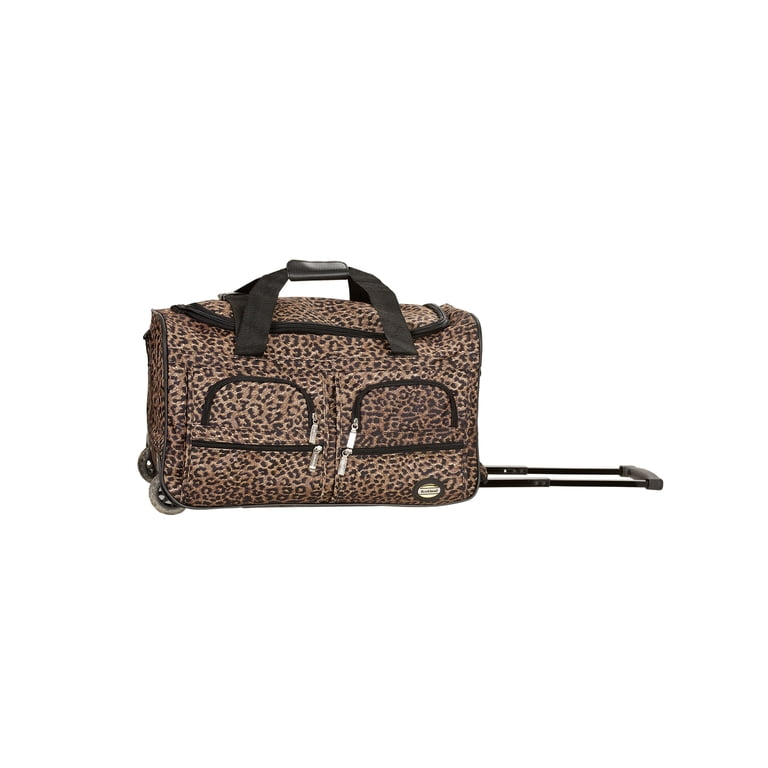 Rockland 22" Rolling Duffel Bag, Multicolor Animal Print photo 1