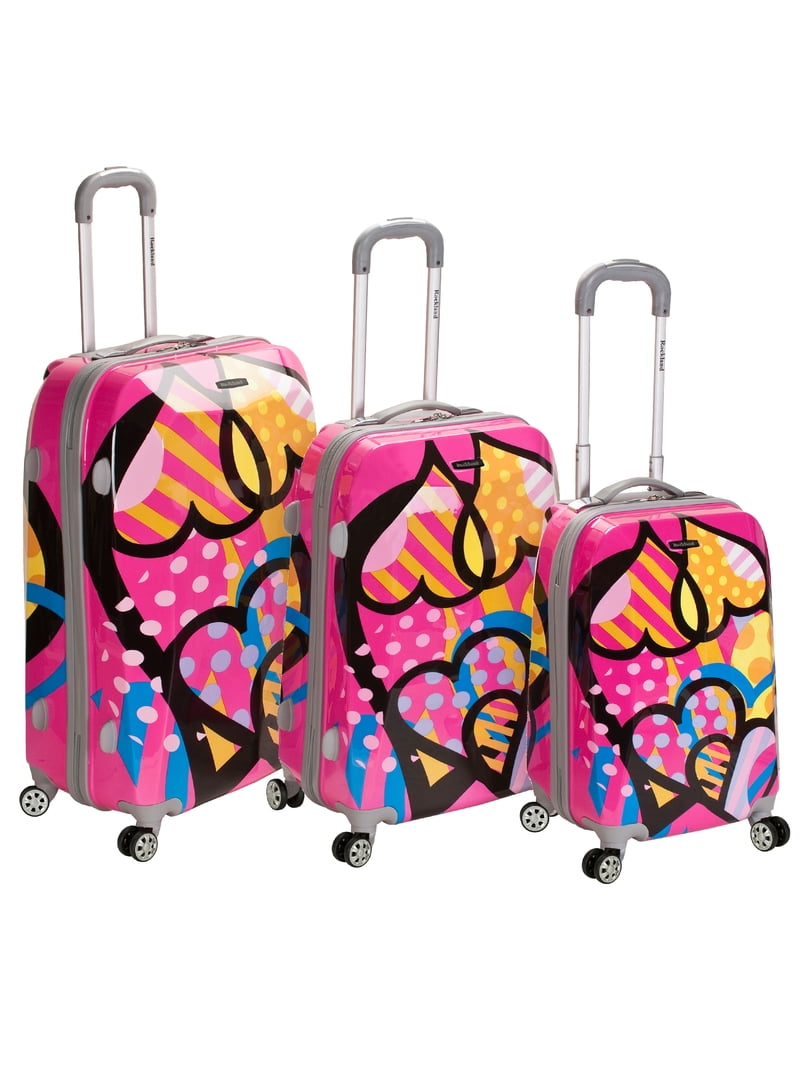 Rockland Luggage 3 Piece Vision Hardside Luggage Set F150