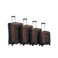 thumbnail image 1 of Rockland Luggage 4 Piece Impact Softside Spinner Luggage Set, F155, 1 of 7