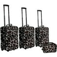 thumbnail image 1 of Rockland Luggage Fashion 4 Piece Expandable Luggage Set, Multiple Colors, 1 of 2