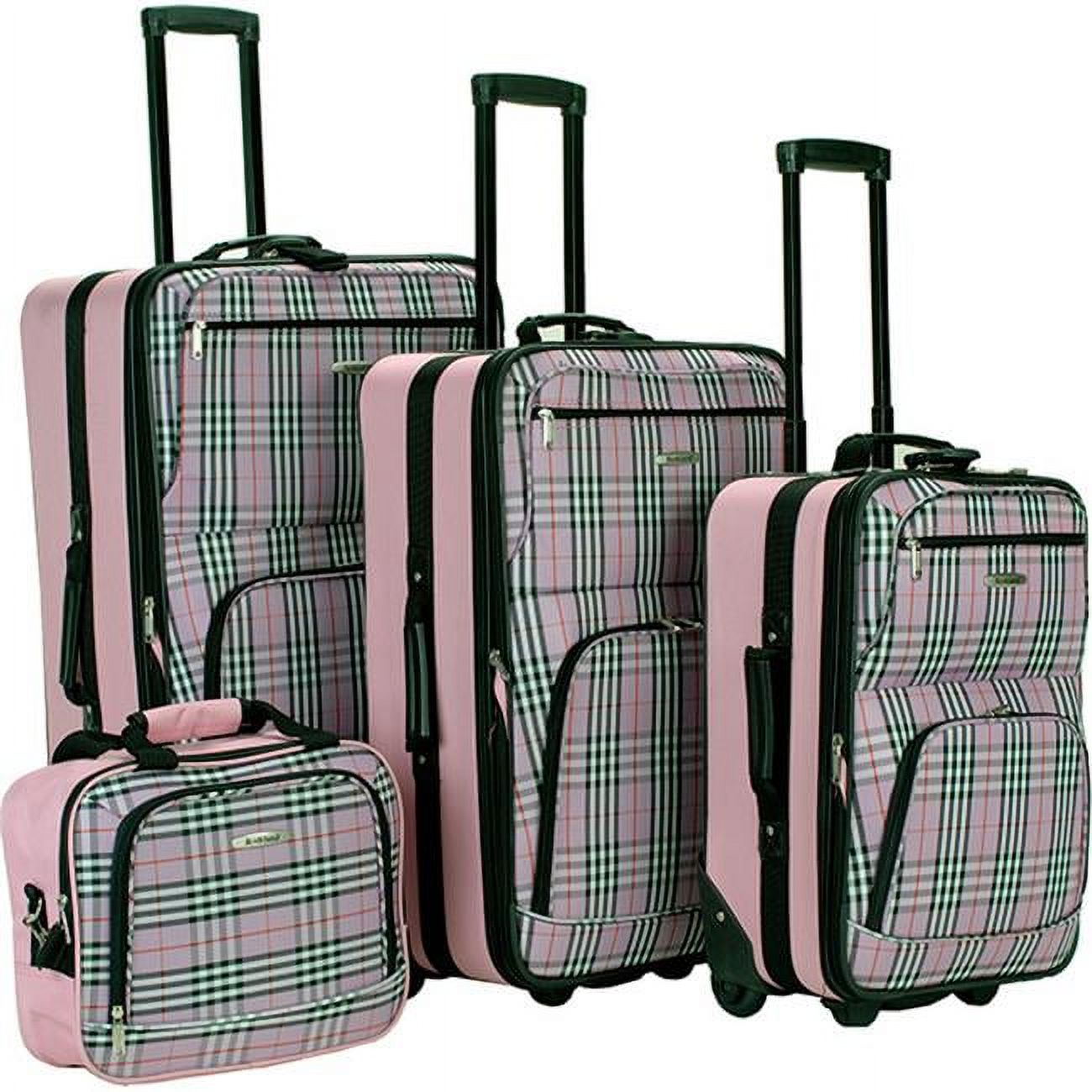 Rockland Luggage Fashion Collection 4 Piece Softside Expandable Luggage Set - image 1 of 5