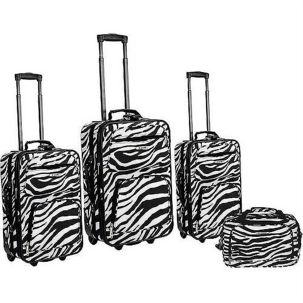 4PC ZEBRA LUGGAGE SET ZEBRA