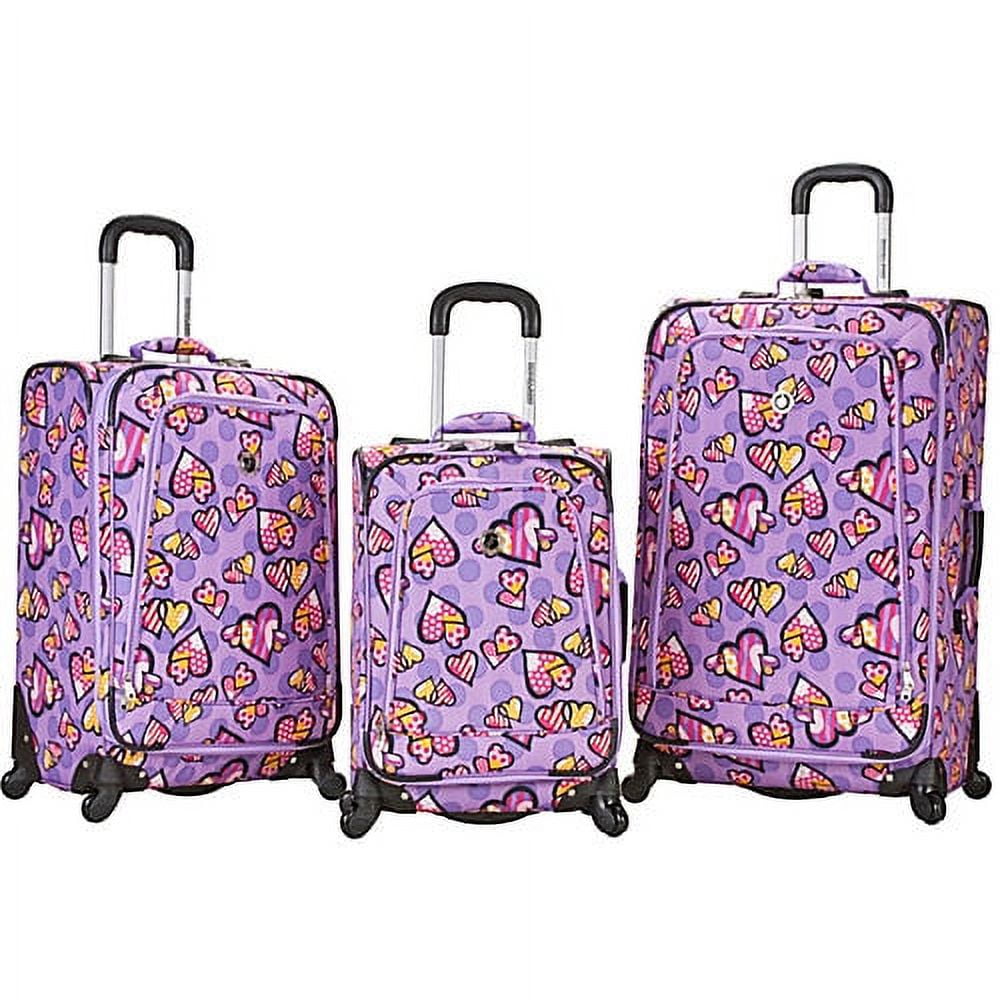 Rockland Luggage Fusion 3piece Expandab