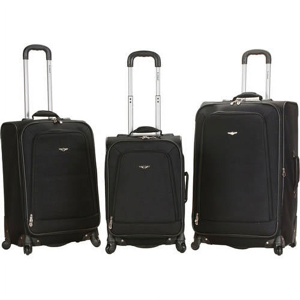 Rockland Luggage Fusion 3piece Expandab