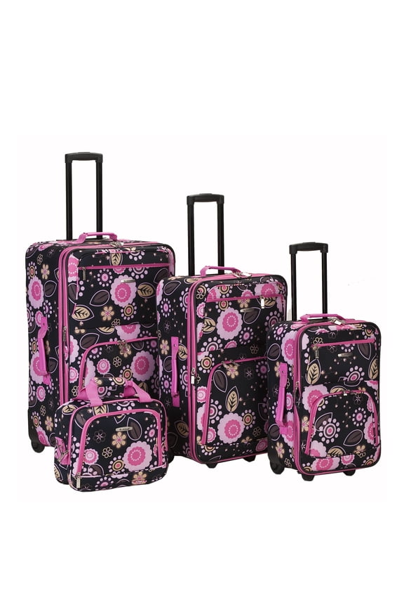 Luggage Impulse Expandable Luggage 4-Piece Softside Luggage Set, F108