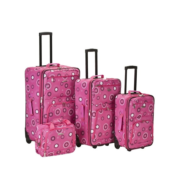 Rockland Luggage Impulse Expandable Luggage 4-Piece Softside Luggage Set, F108