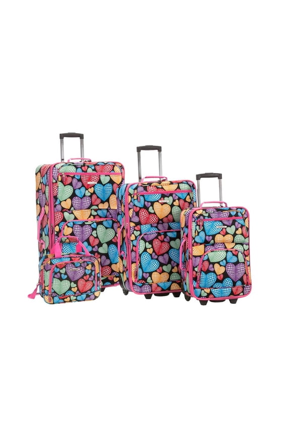 Luggage Jungle 4 Piece Softside Expandable Luggage Set F125