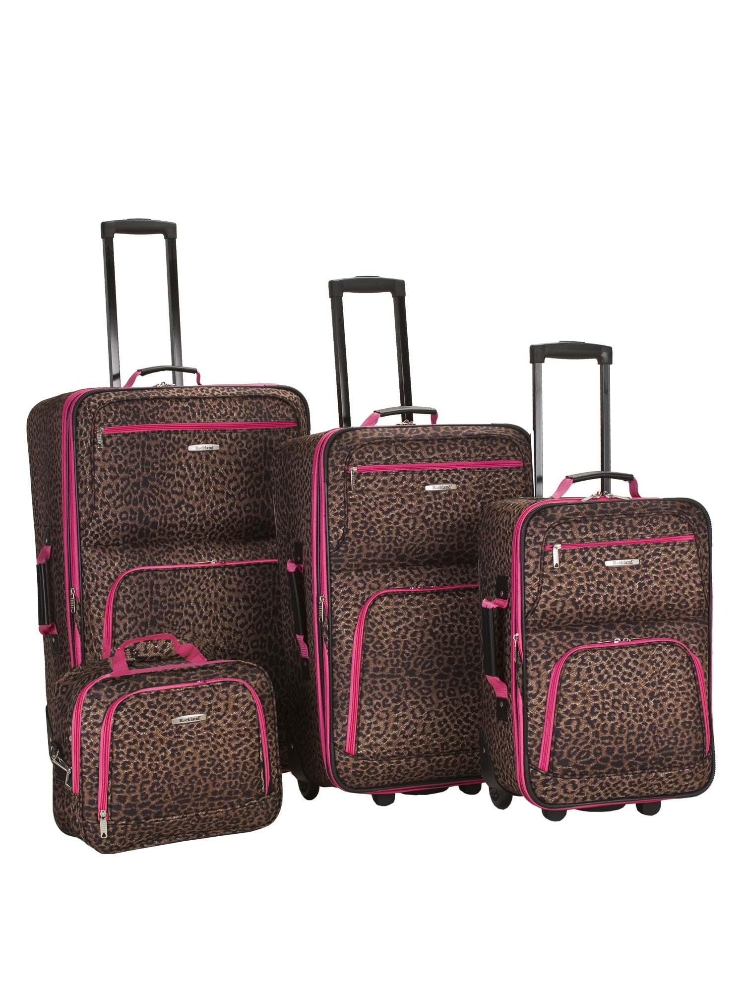 Rockland Jungle Piece Expandable Softside Luggage Kuwait Ubuy