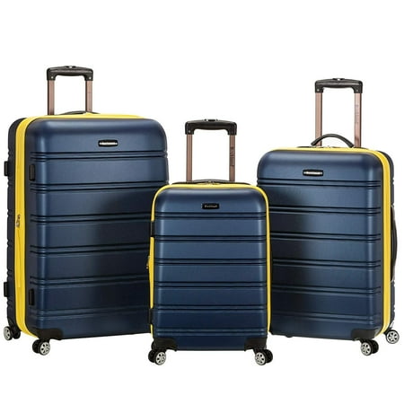 Rockland Luggage Melbourne 3 Piece Hardside Luggage Set