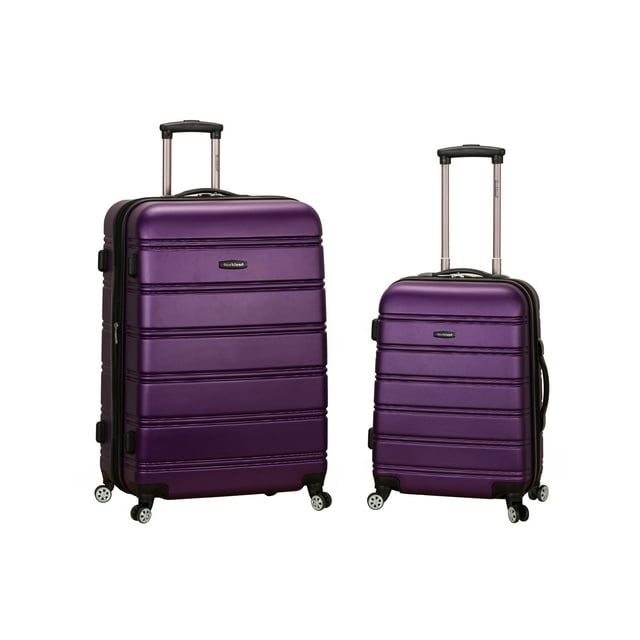 Rockland Luggage Melbourne F225 Two-Piece Expandable Hardside Spinner ...
