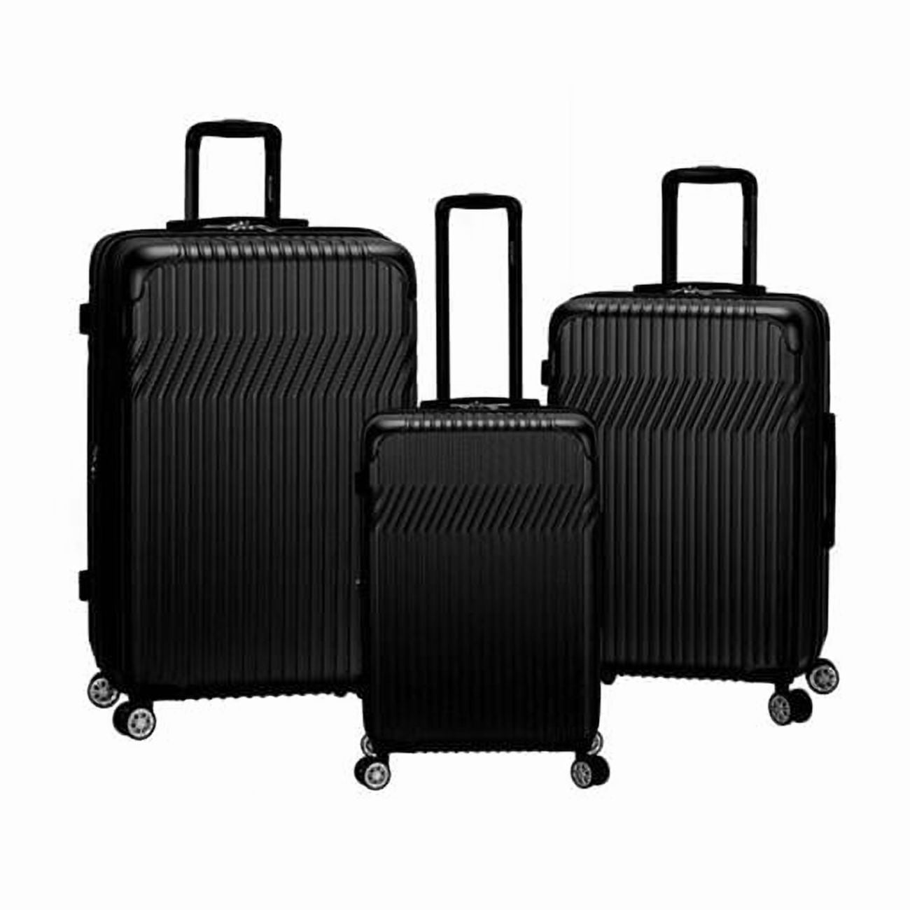 Free Shipping! Rockland Luggage Pista 3 Piece Hardside ABS Non