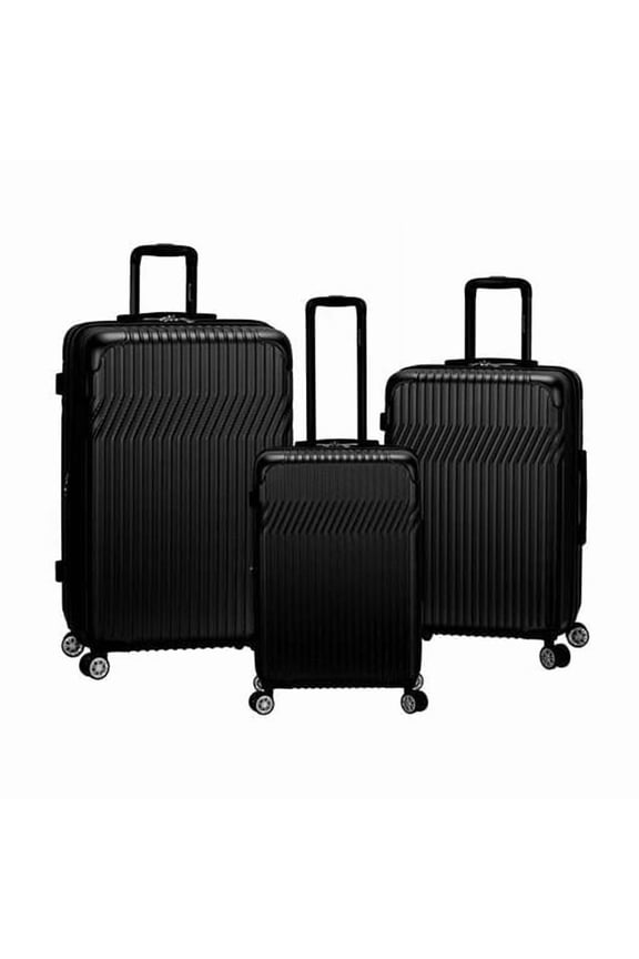 Luggage Pista 3 Piece Hardside ABS Non-Expandable Luggage Set, F239