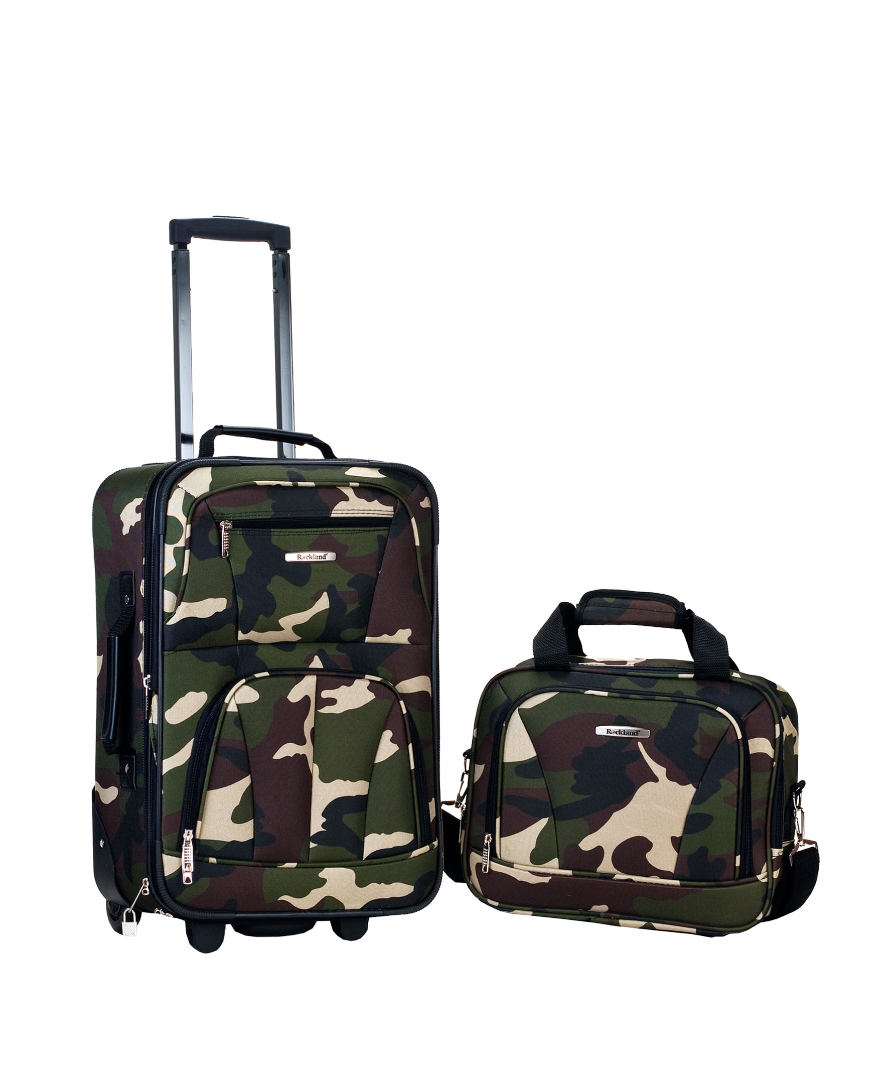 Rockland Luggage Rio SoftSide 2 Piece Carry On Luggage Set Walmart