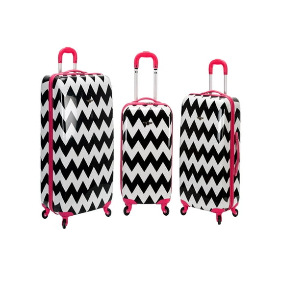 Rockland Luggage Safari 3-Piece ABS Luggage Set