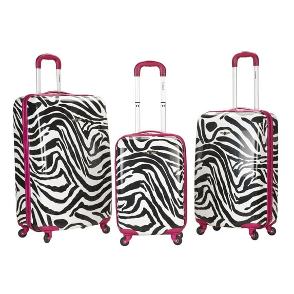 Rockland Luggage Safari 3-Piece Hardside Upright Luggage Set F195