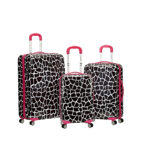 Rockland Luggage Safari 3-Piece Hardside Upright Luggage Set F195