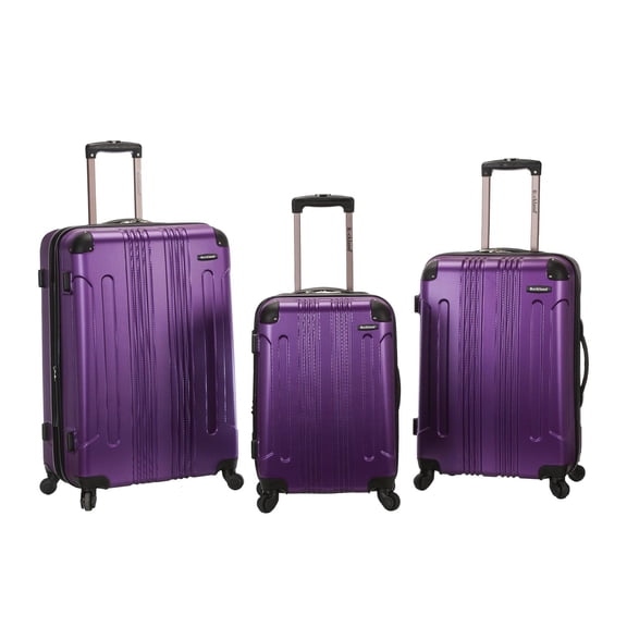 Rockland Luggage Sonic 3 Piece Hardside Spinner Luggage Set, F190