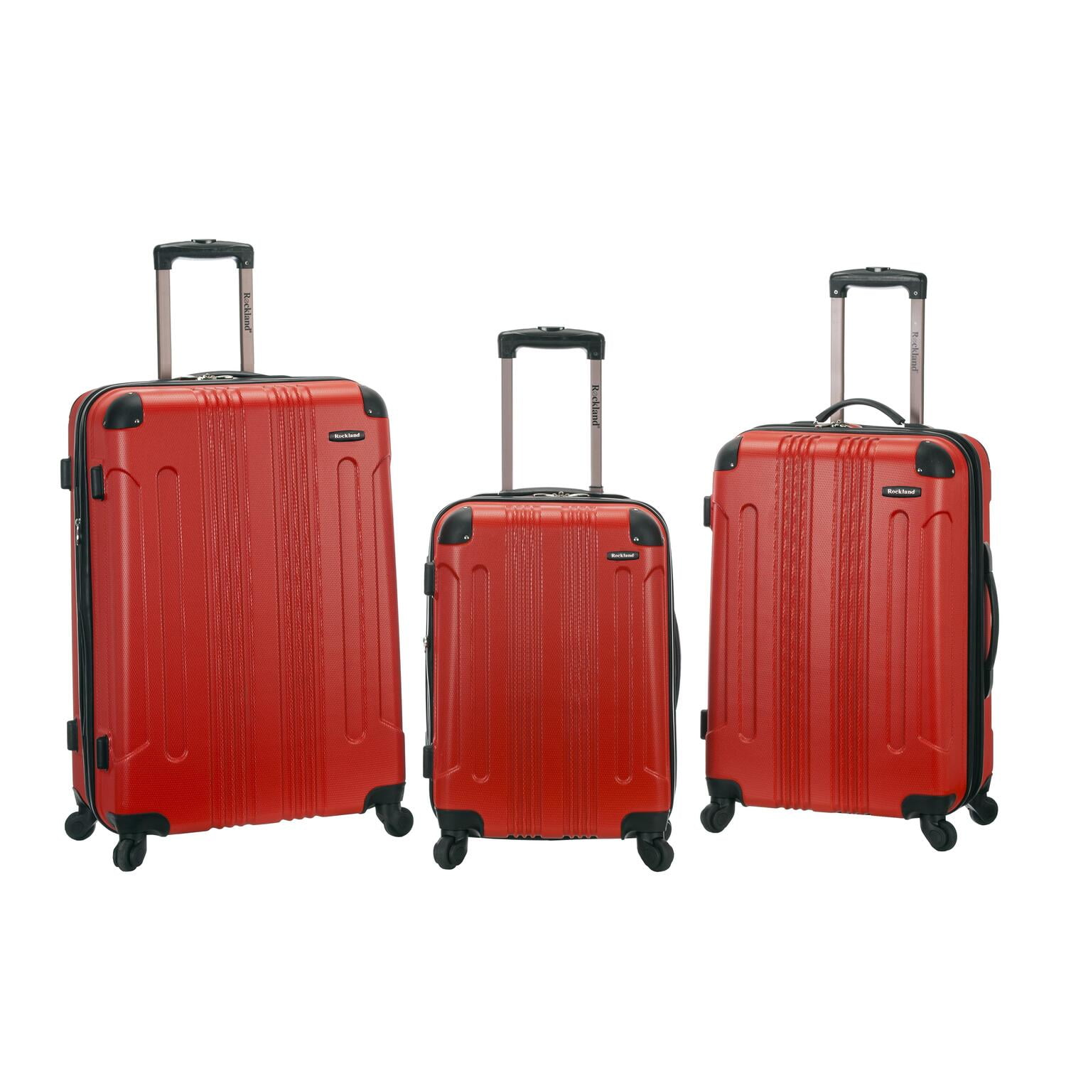 Free Shipping! Rockland Luggage Sonic 3 Piece Hardside Spinner