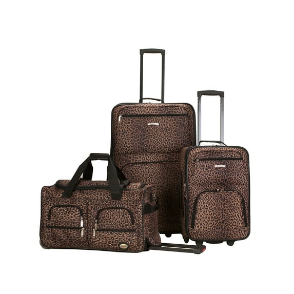 Rockland Luggage Spectra 3 Piece Softside Rolling Luggage Set