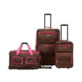 thumbnail image 1 of Rockland Luggage Spectra 3 Piece Softside Rolling Luggage Set, 1 of 8