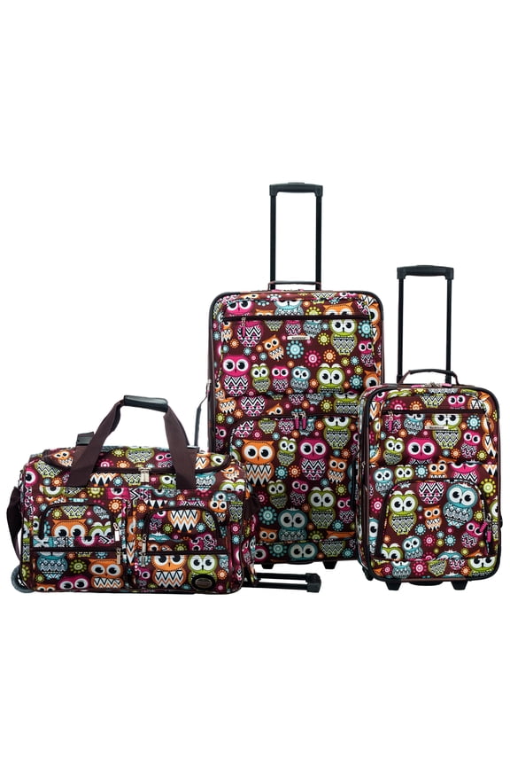 Luggage Spectra 3 Piece Softside Rolling Luggage Set