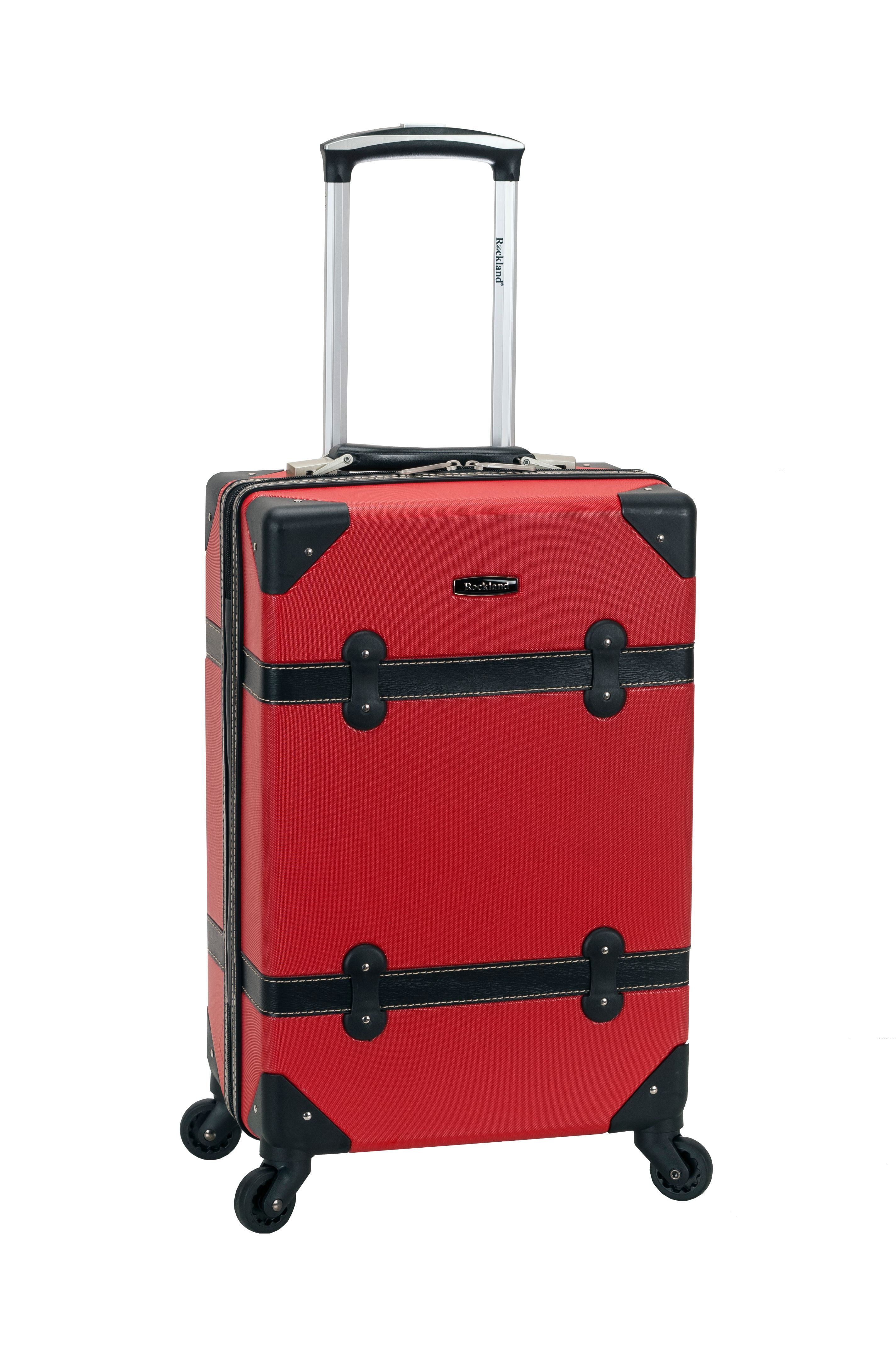Red sales coach luggage