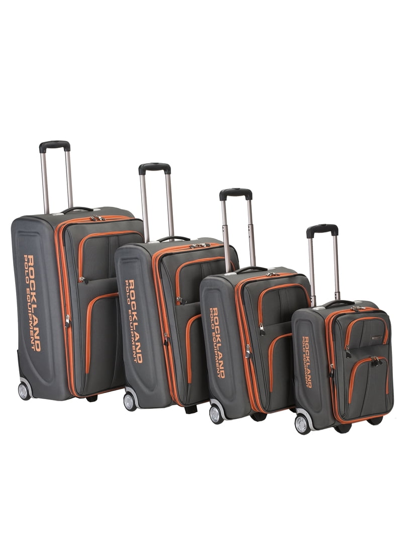 Rockland Luggage Varsity 4-Piece Softside Expandable Luggage Set