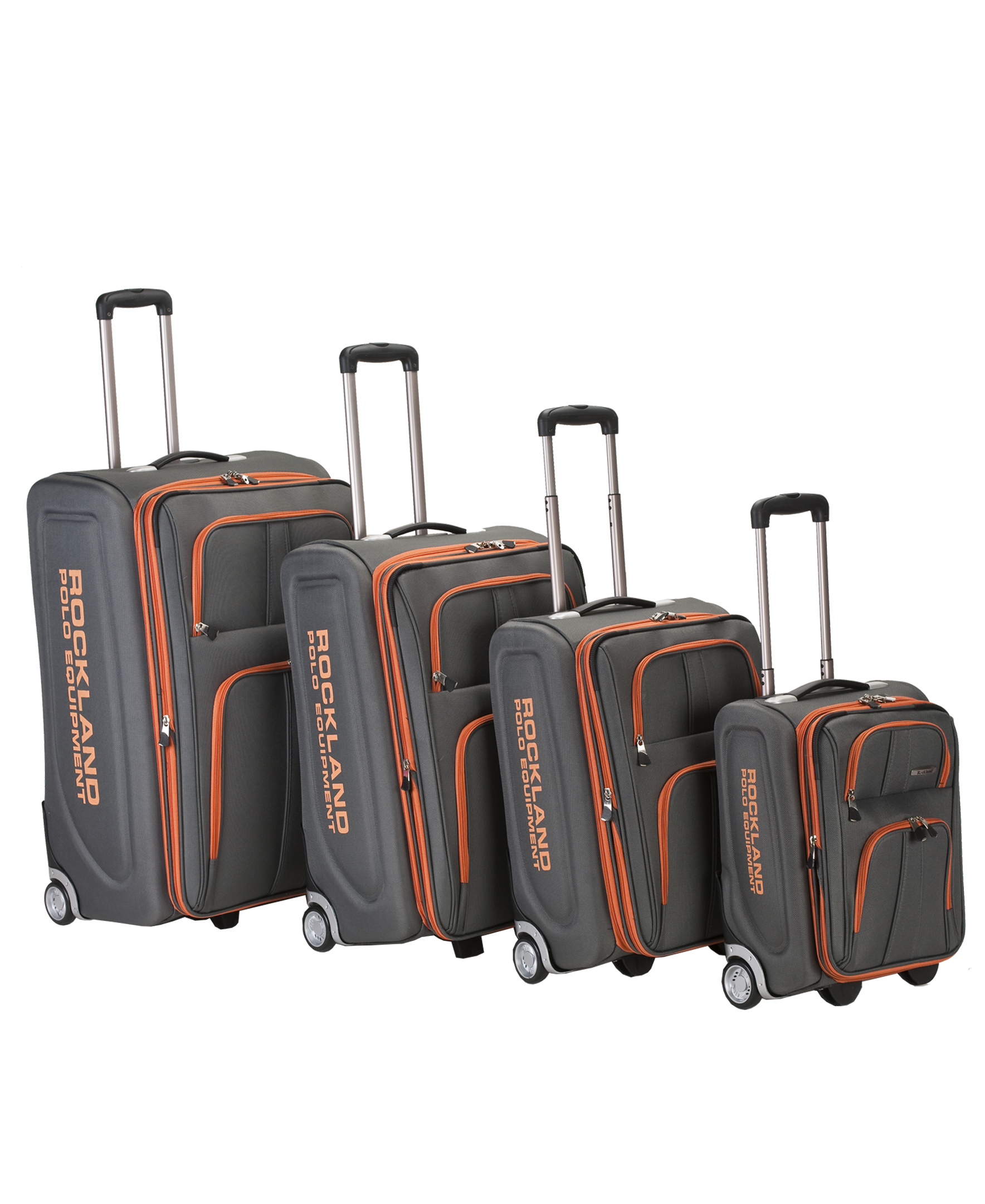 Rockland Luggage Varsity 4-Piece Softside Expandable Luggage Set F120 - image 1 of 6